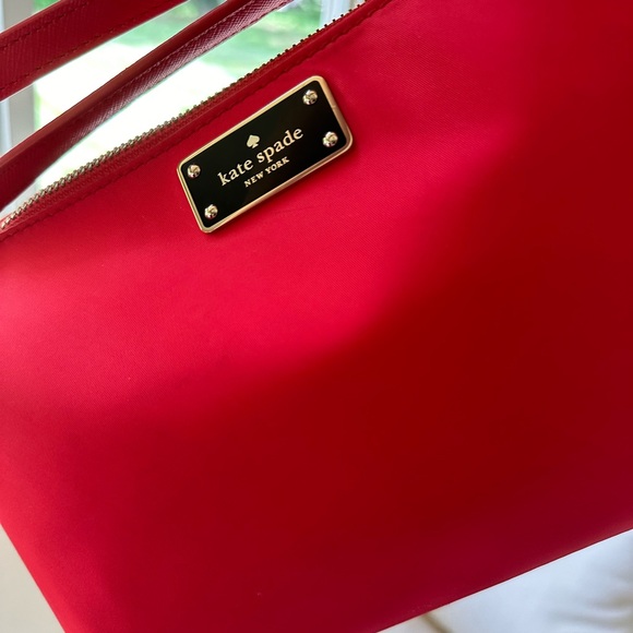Kate Spade red nylon crossbody bag - Picture 8 of 10